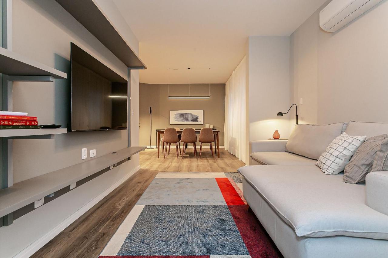 Vista Parcial Do Mar | 150M Do Shopping #Ca40 Apartment Florianopolis Luaran gambar